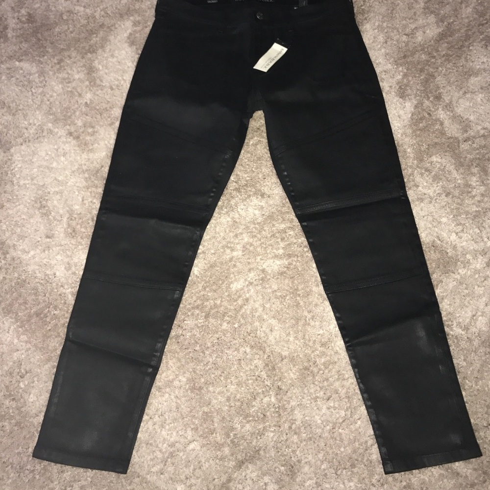 Banana Republic coated denim