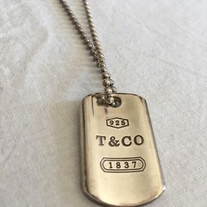 Tiffany 1837 Tag Pendant (Authentic)