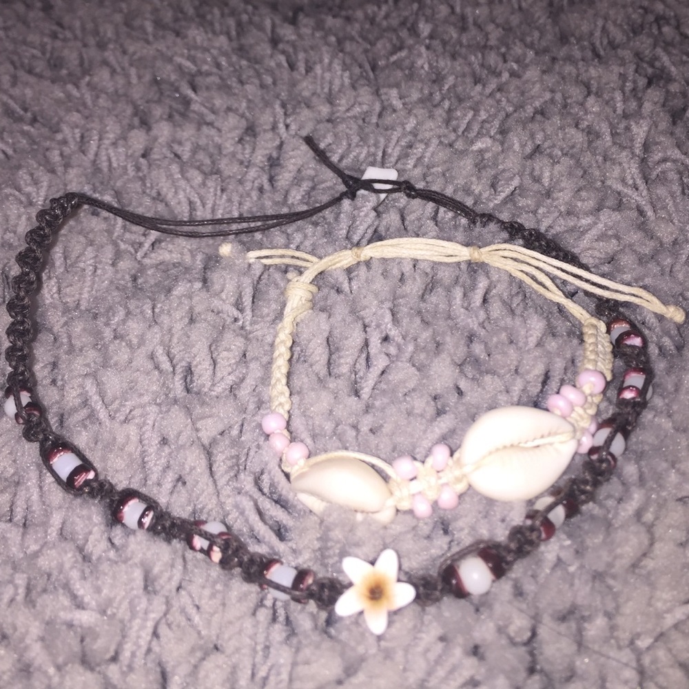 Beachy bracelet and necklace!