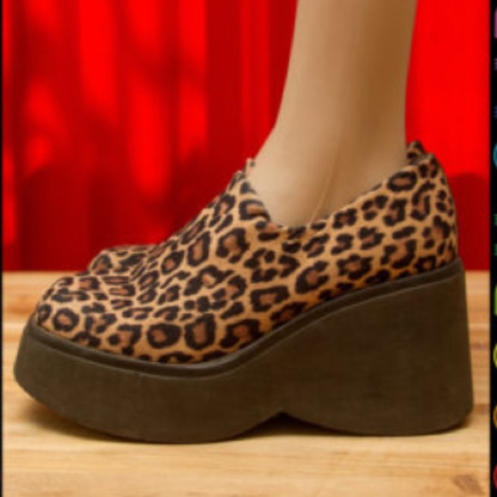 90s cheetah print Steve Madden Platforms
