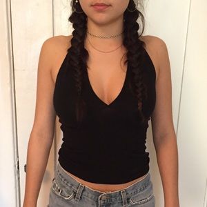 Urban Outfitters Black Halter Top