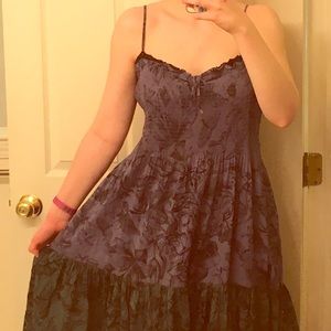 Betsey Johnson Floral Maxi Dress, Medium size