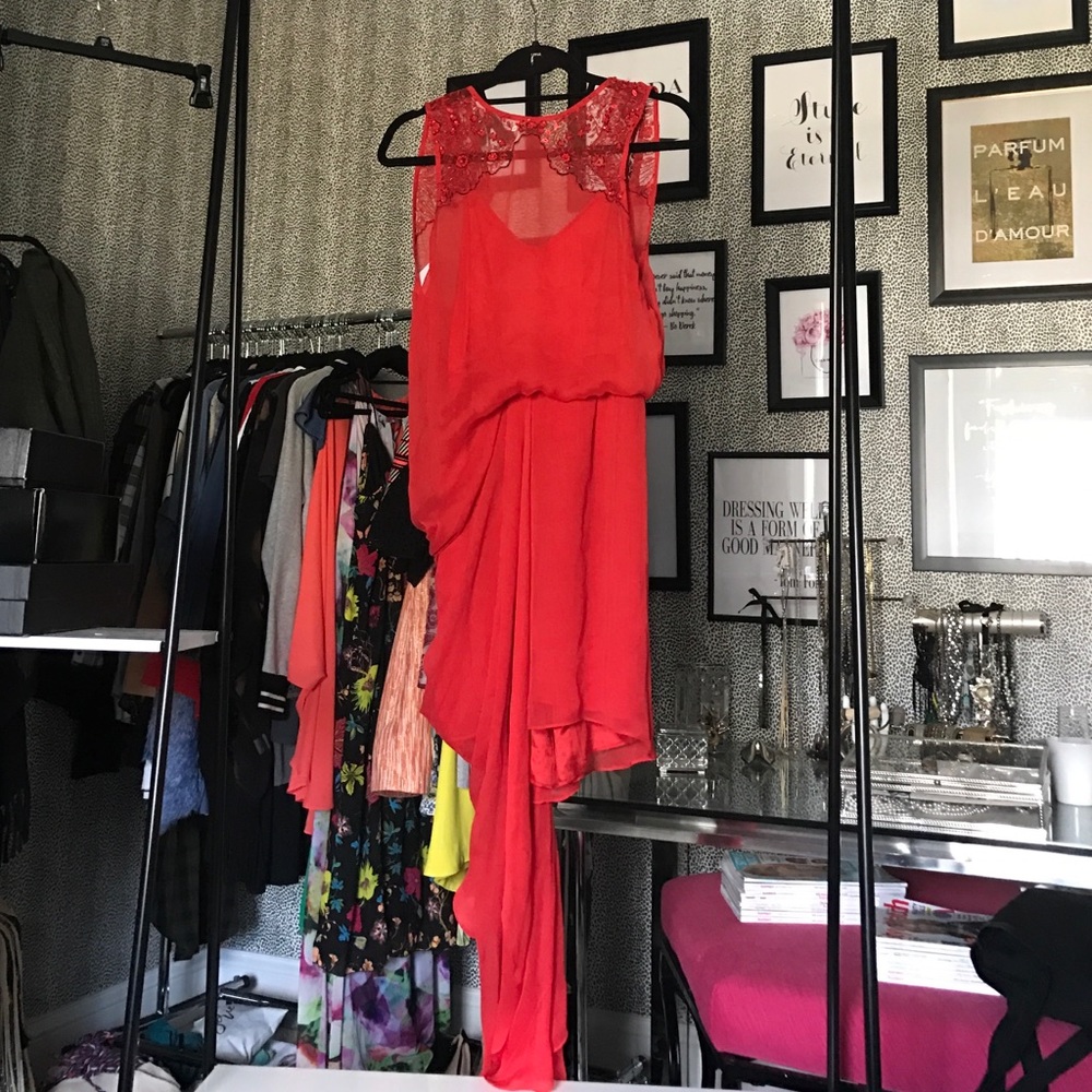 Free People Red Dress. Size 2