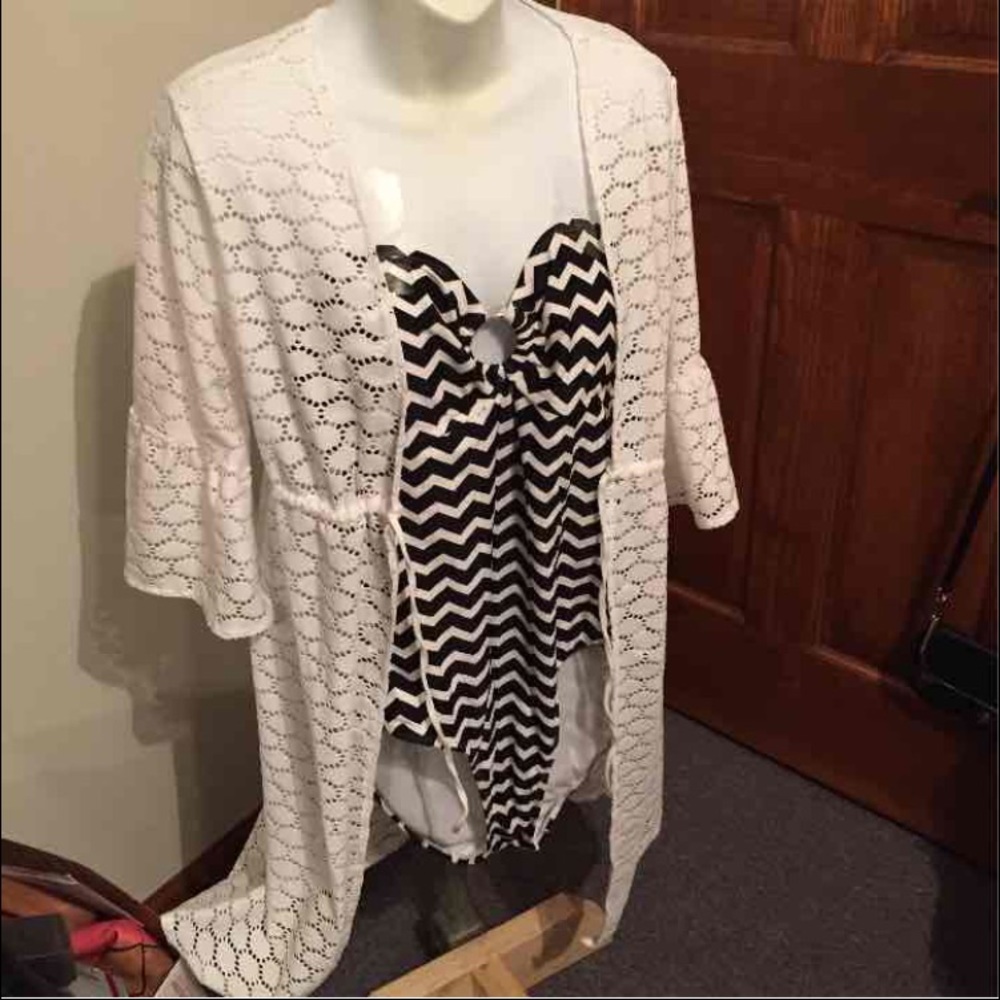 Bathing suit and cover up