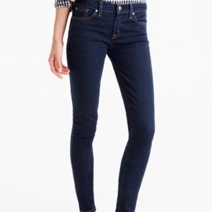 NWT J.Crew Toothpick skinny jeans DarkWash size 26