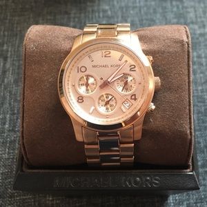 Rose Gold MK Watch