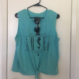 Sleeveless Front Tie Ariel Tee
