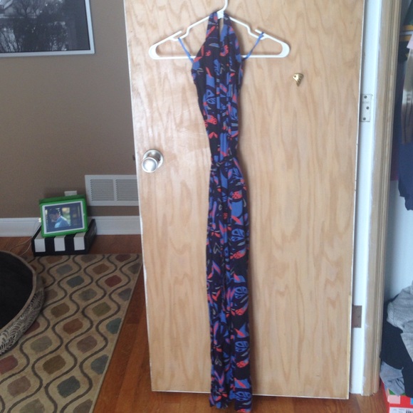French Connection maxi halter dress size S - Picture 3 of 5