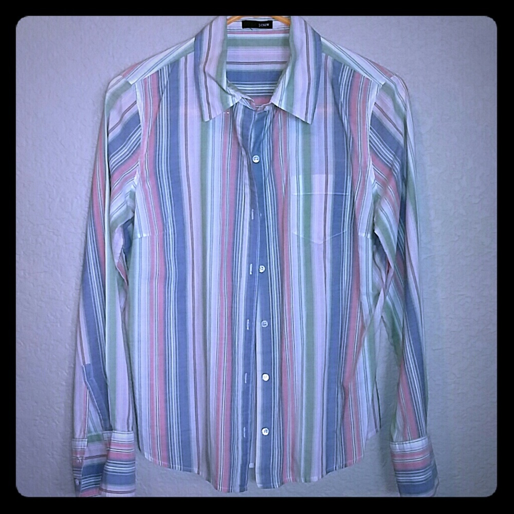 Classic striped J crew Women's shirt