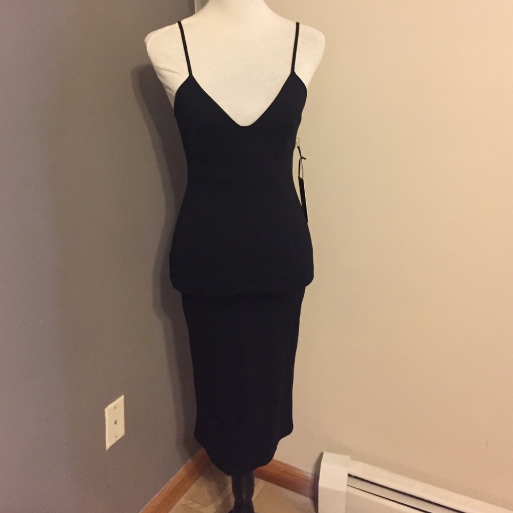 Black bodycon dress Lulu's