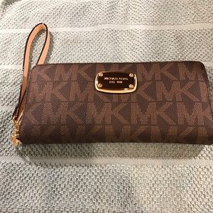Authentic MK Travel Signature Wallet