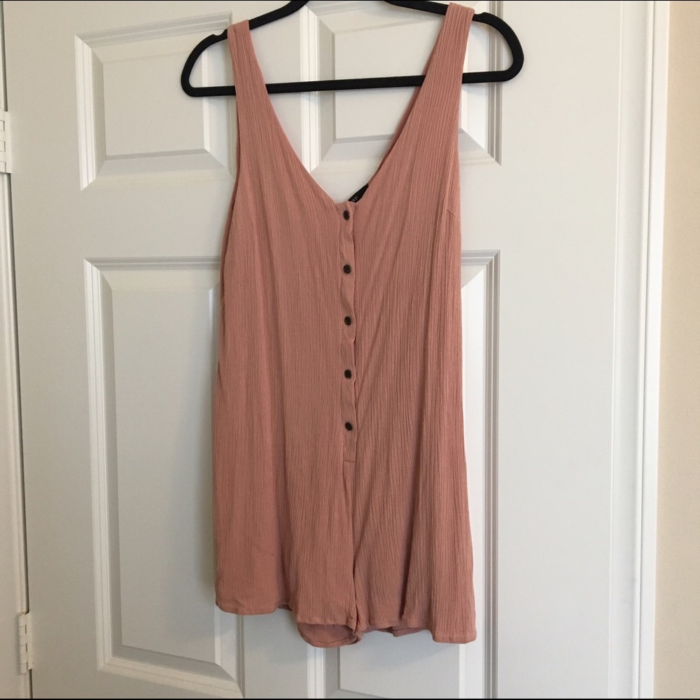Dusty pink romper