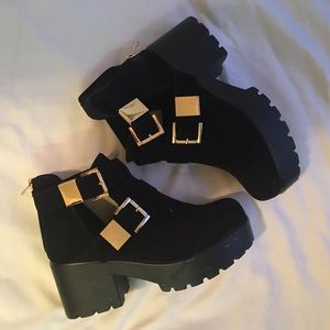 platform booties