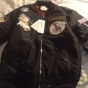 Flight Jacket Sz xxl, But if fit like a medium