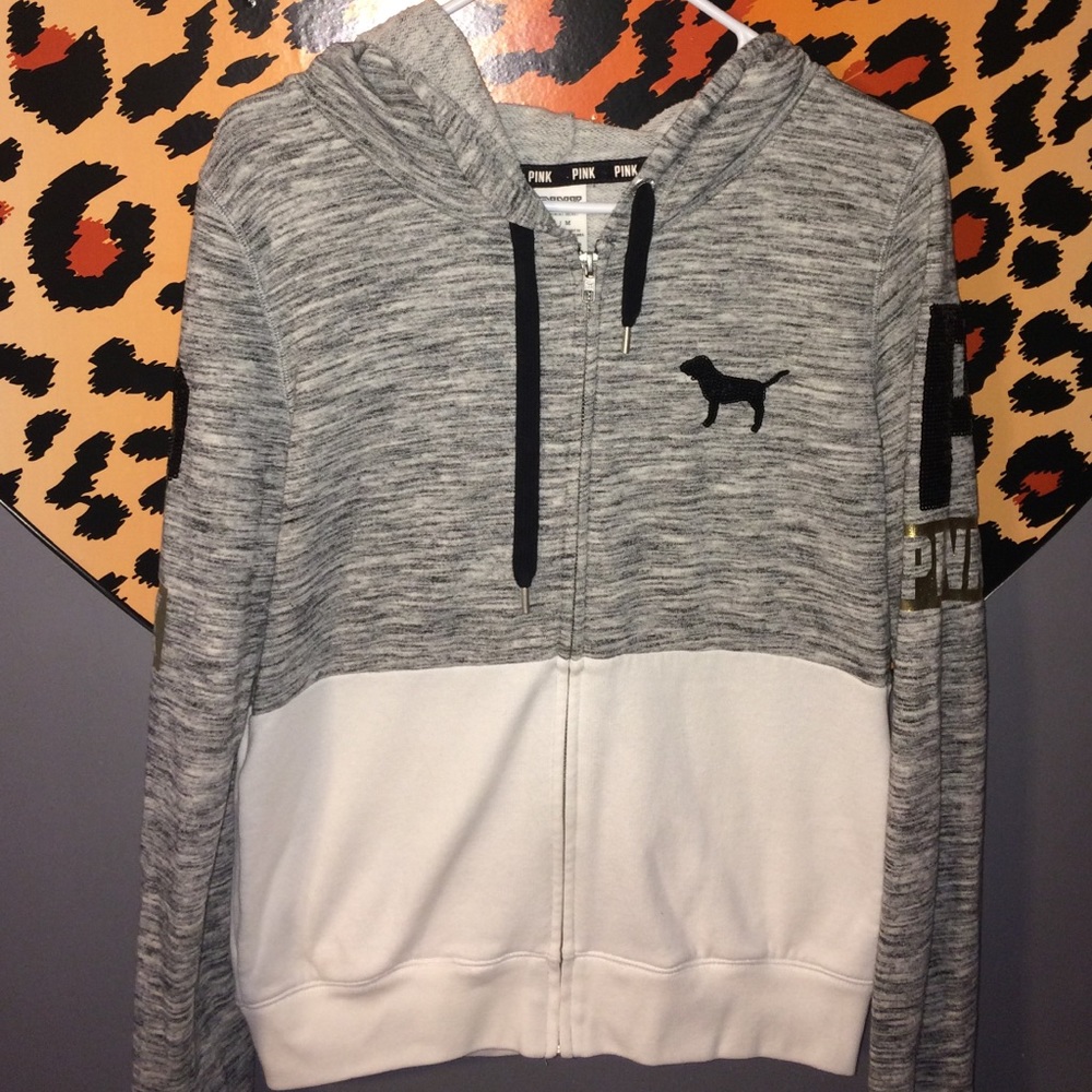 Pink Full Zip hoodie