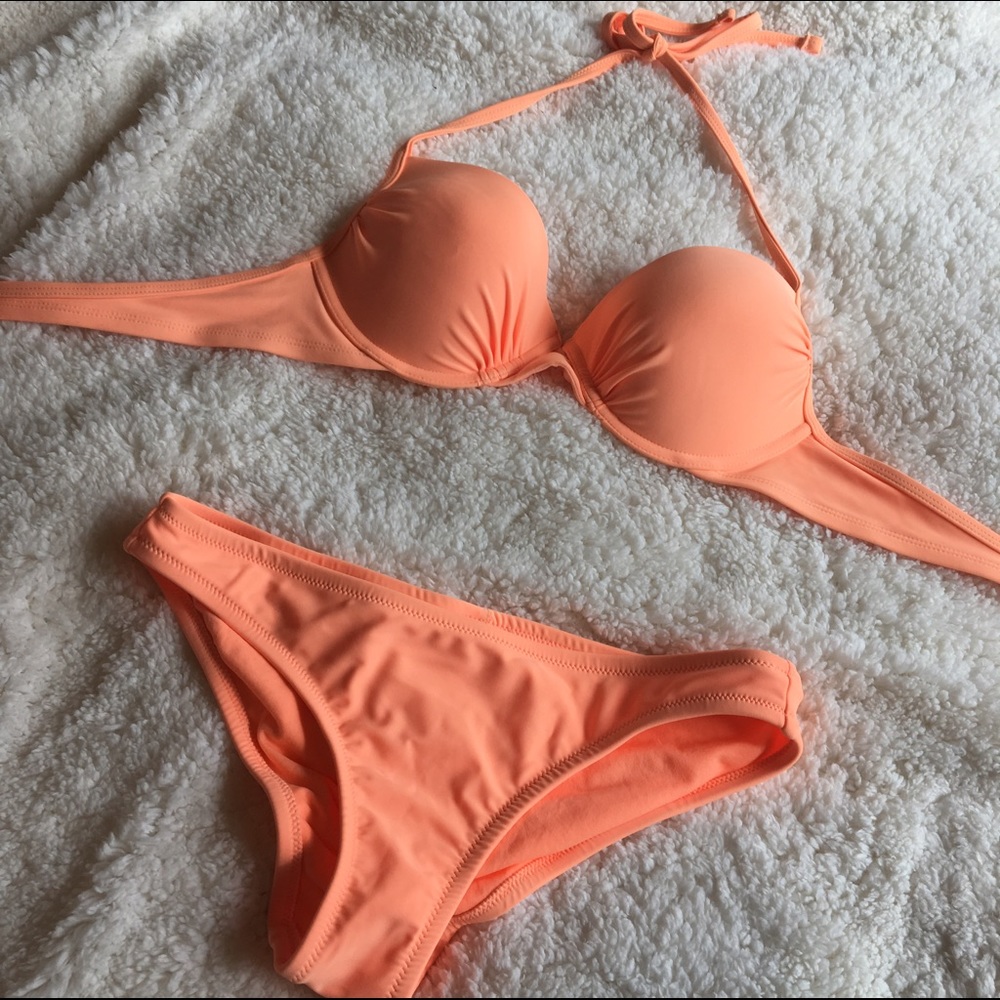 Orange bikini