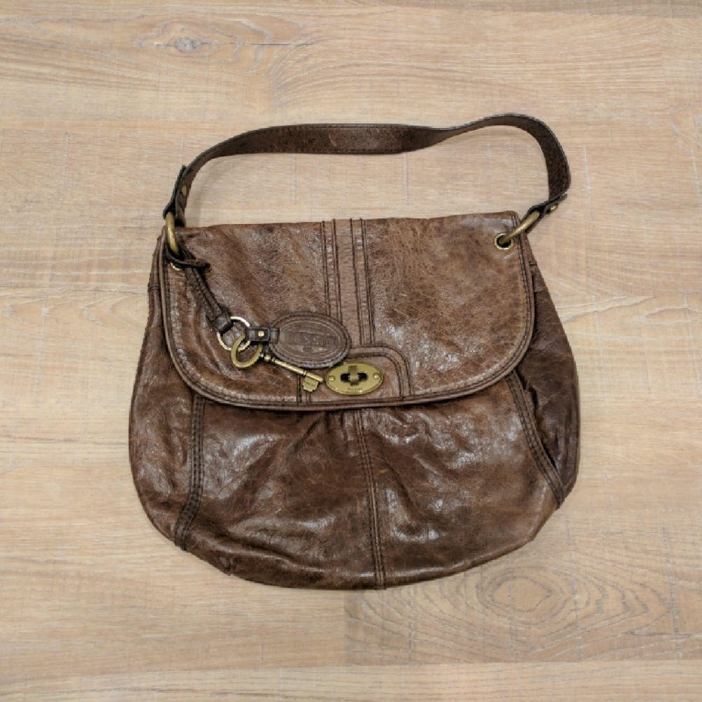 Fossil Leather Handbag