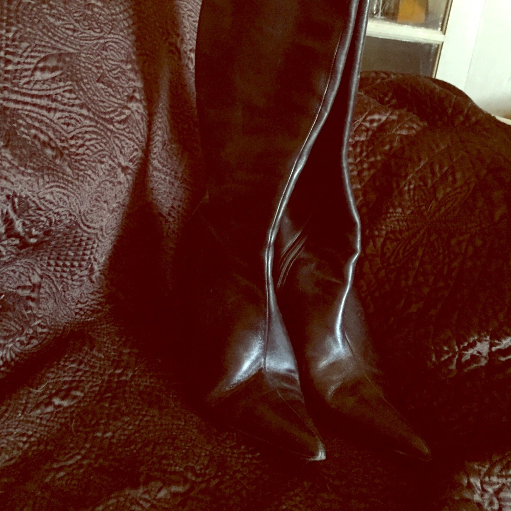 Colin Stewart knee-high zip up boots