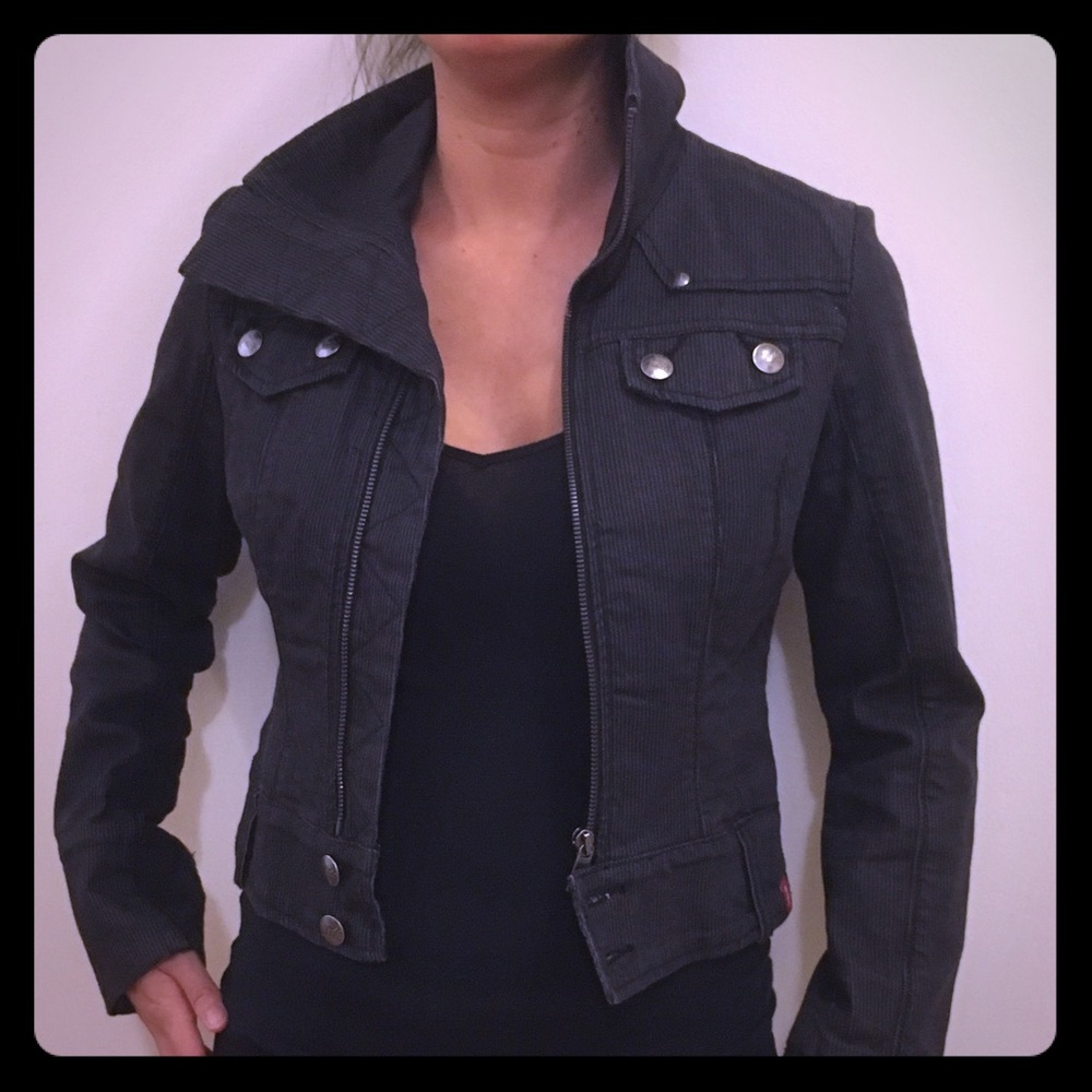 ESPRIT indigo striped Jean jacket