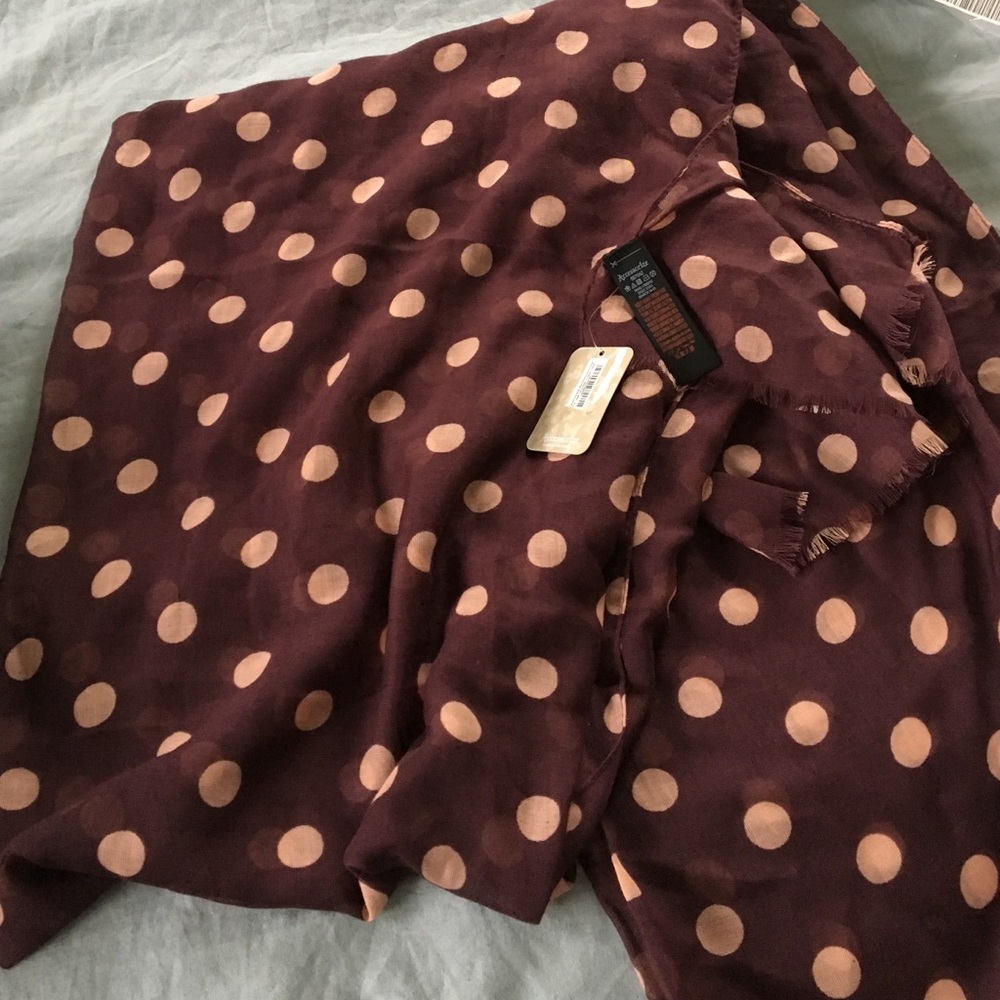 Plum and pink scarf