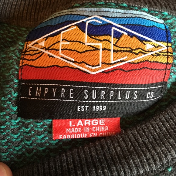 Empyre Surplus CrewNeck Sweater (worn once!) - Picture 2 of 3
