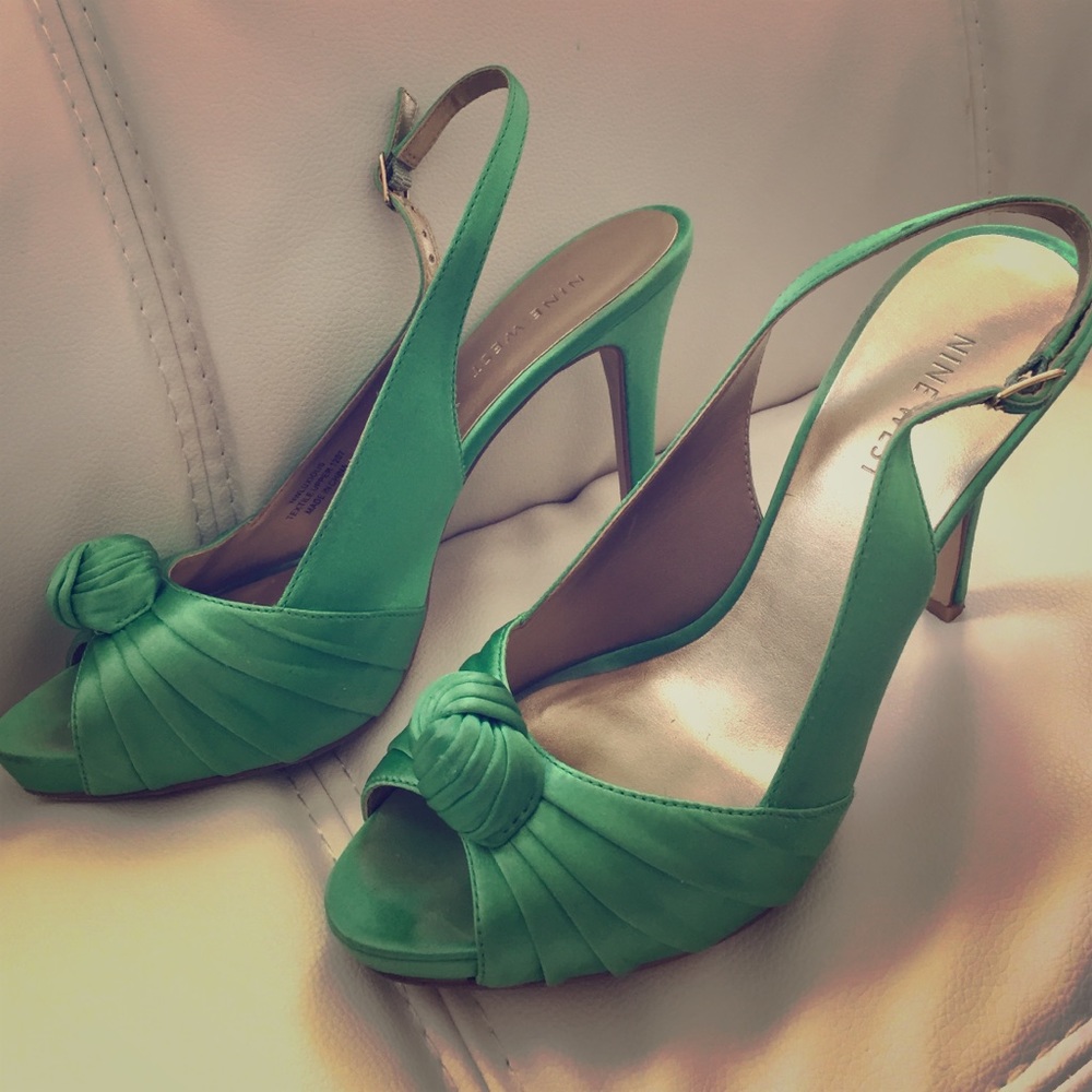 Nine West slingback heels