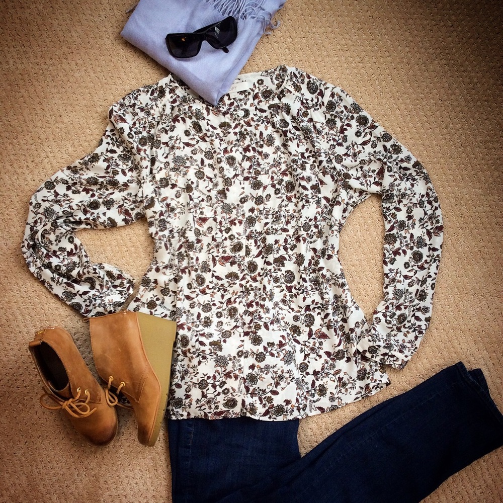 Loft Floral Blouse
