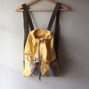 Life is good drawstring backpack