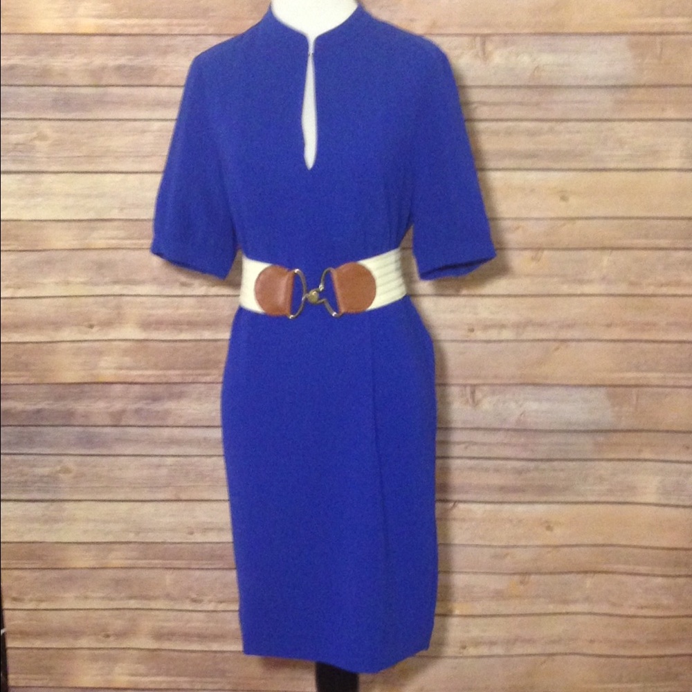 💙 blue j crew dress sz 4💙 last call!