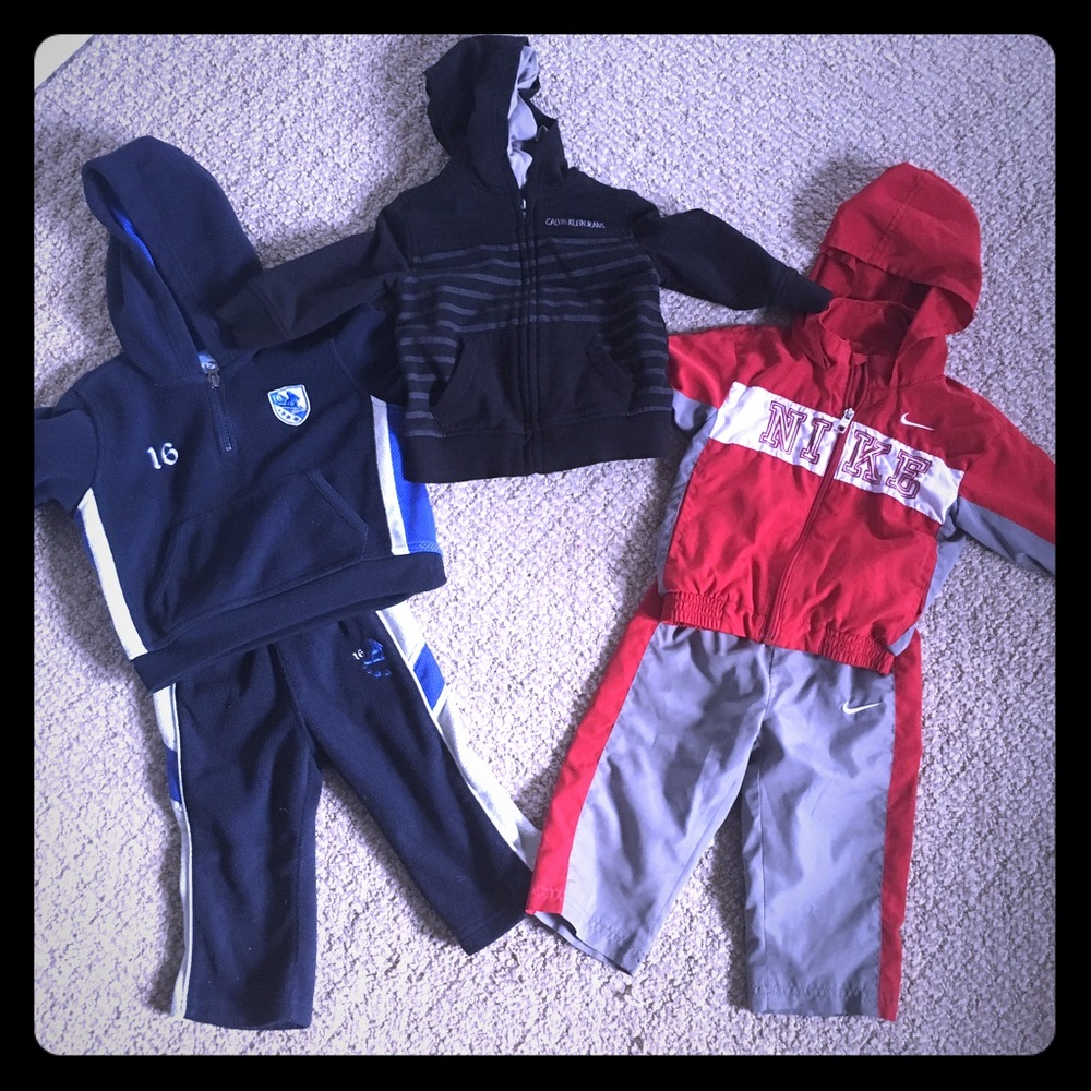 Sweatsuit bundle (Nike, Calvin Klein, Old Navy)