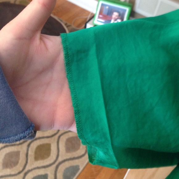 Express green blouse size S - Picture 3 of 3