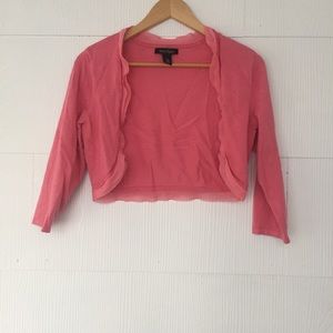 🌱SPRING🌱WHBM Medium Pink Mid Cardigan