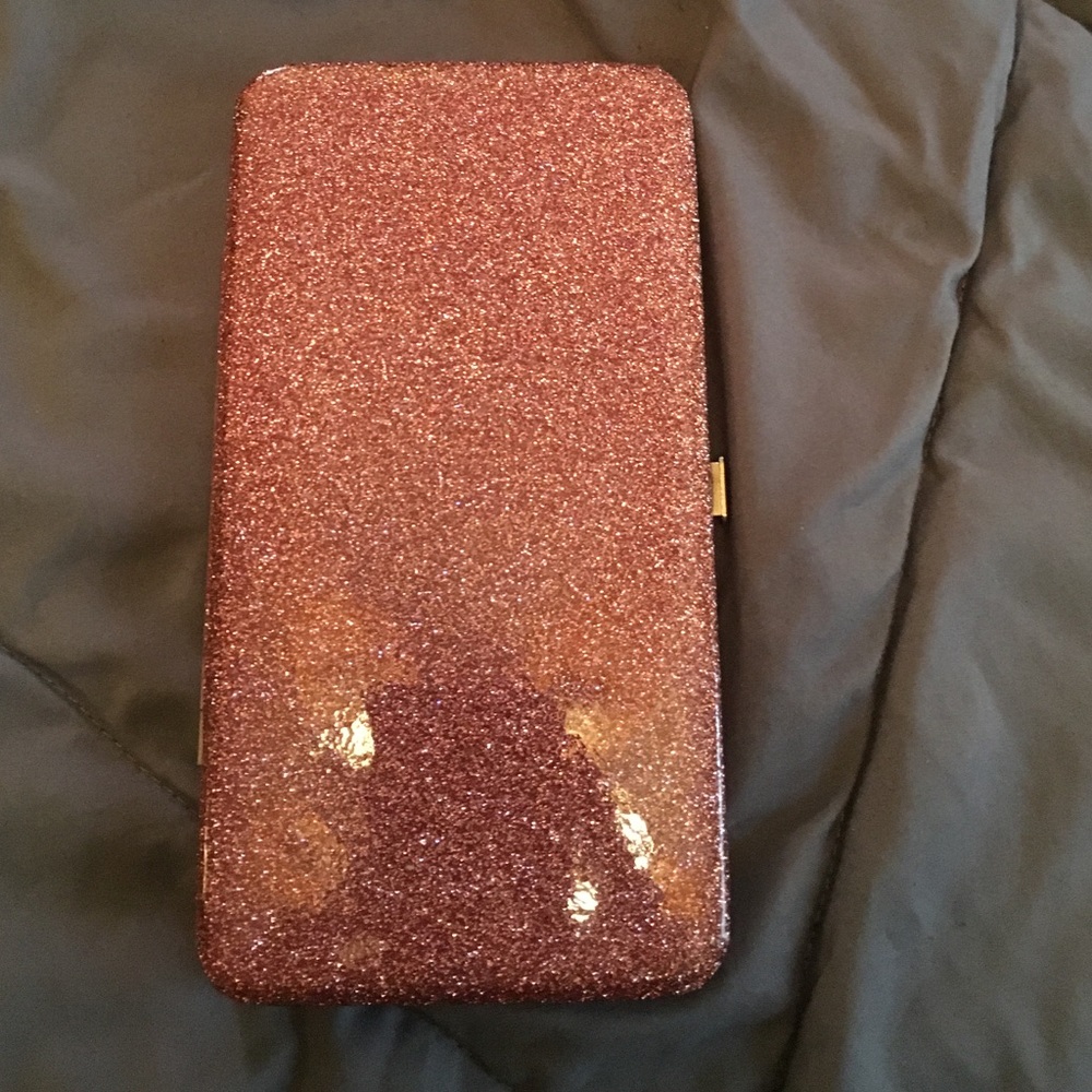 Pink shimmer Wallet