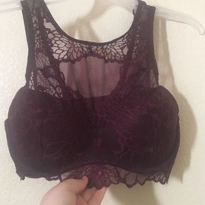 Lacy Victoria's Secret pink brand bralette