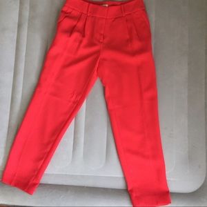 Pleated JCrew dress pants size 0, salmon color