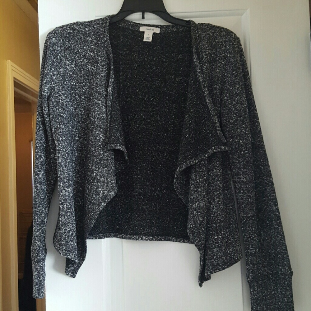 Caslon cardigan sweater charcoal gray