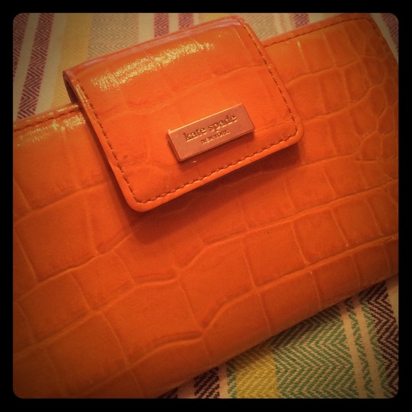 kate spade Handbags - Kate Spade Orange Wallet