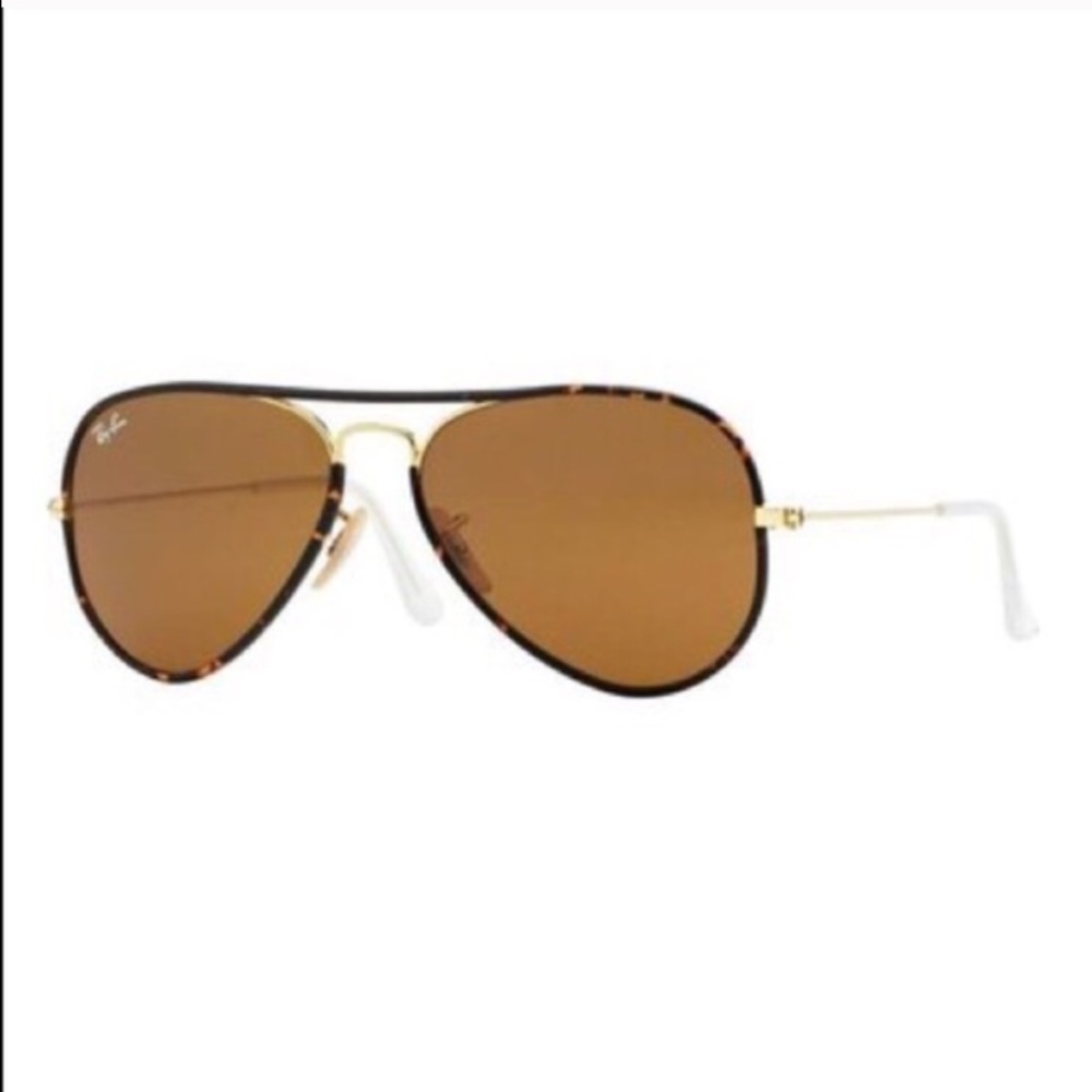 BRAND NEW RayBan Polarized Aviator Tortoiseshell