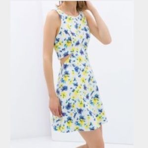 SALE ZaraFloral Cutout Dress