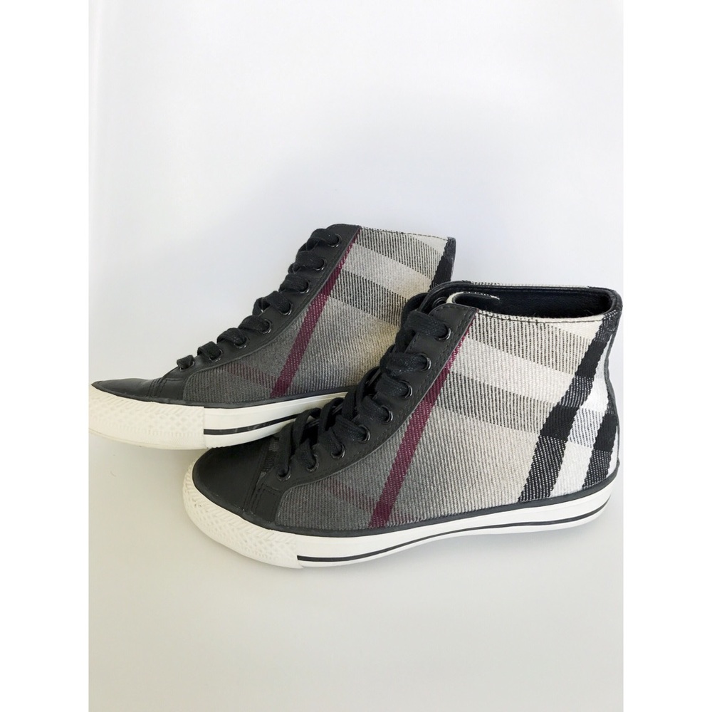 Woman's Burberry High Top Sneakers