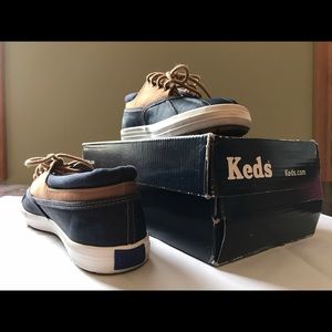 Navy and Camel Keds