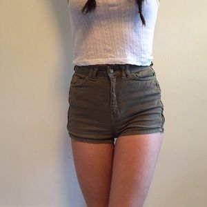 American Apparel high waisted shorts