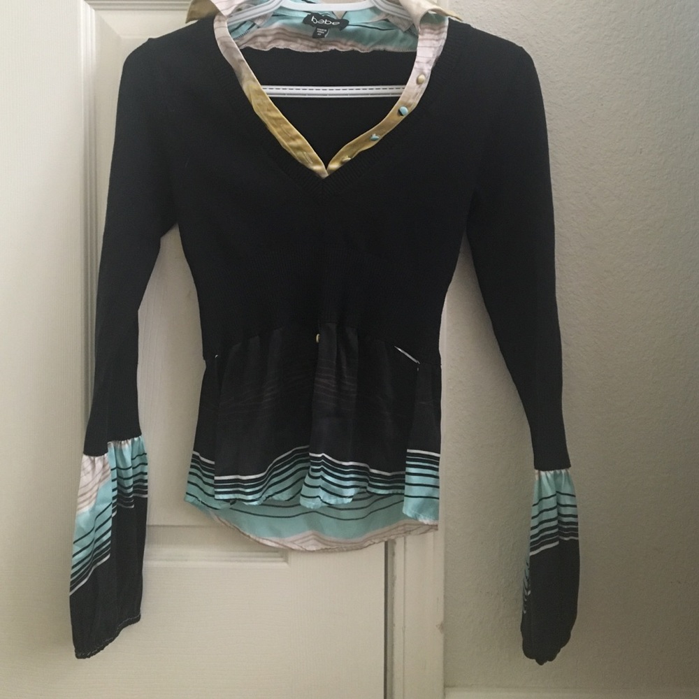 Bebe Peplum Top