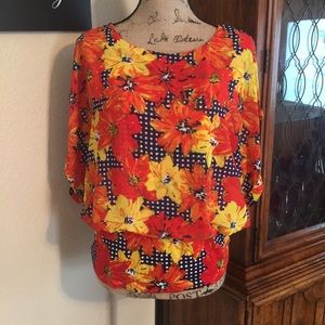 ✨SOLD✨floral Blouse