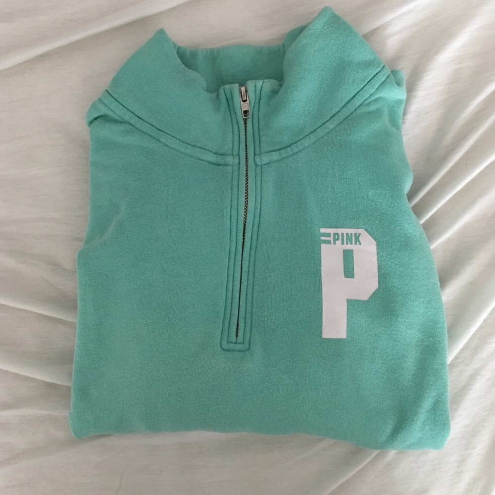 Victoria's Secret pink 3/4 zip up! 💕