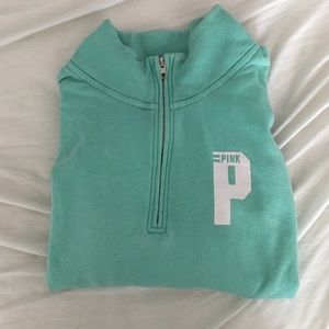 Victoria's Secret pink 3/4 zip up! 💕