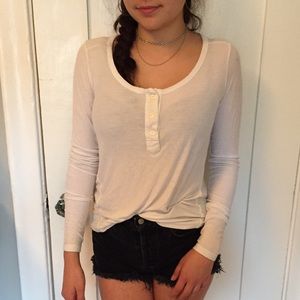 Brandy Melville white long sleeve