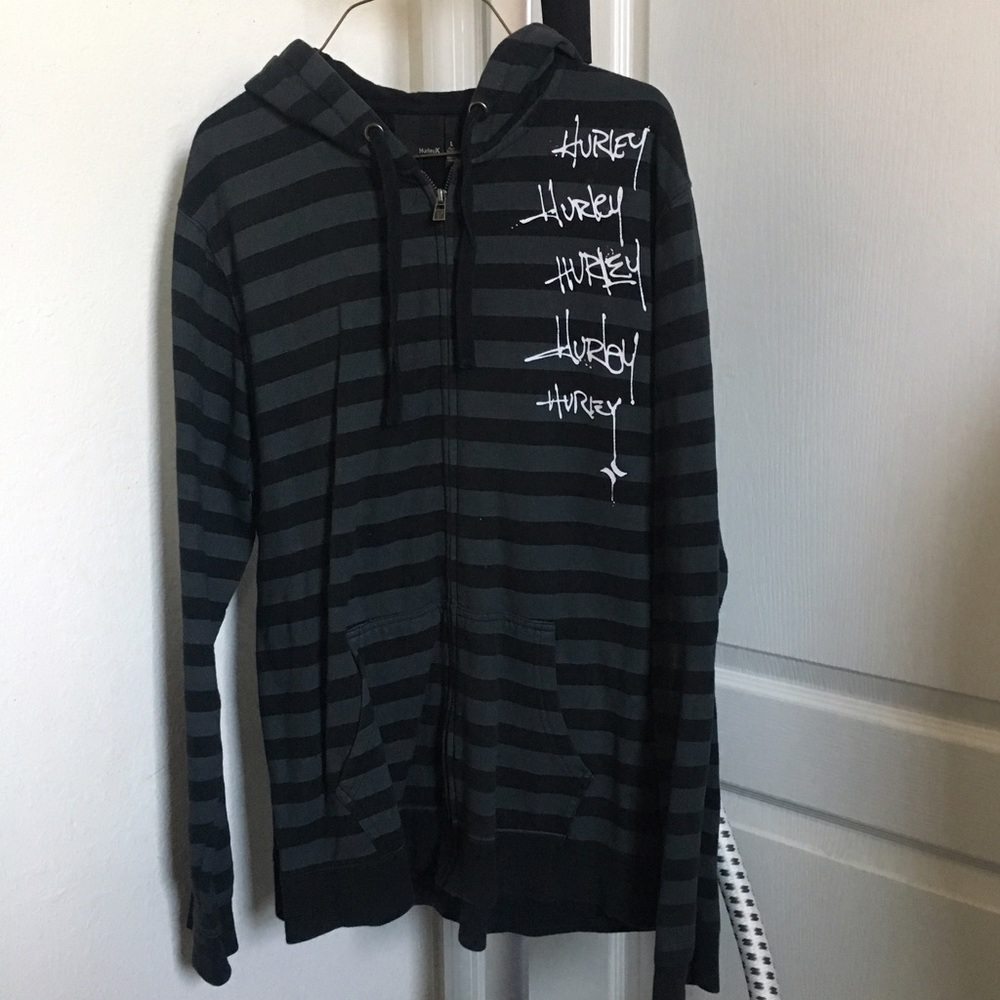 Hurley stripped hoodie