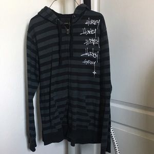 Hurley stripped hoodie