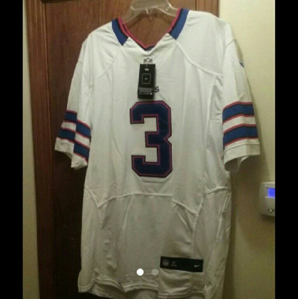 NWT BUFFALO BILLS #3 MANUEL 3X NIKE JERSEY - Picture 1 of 2